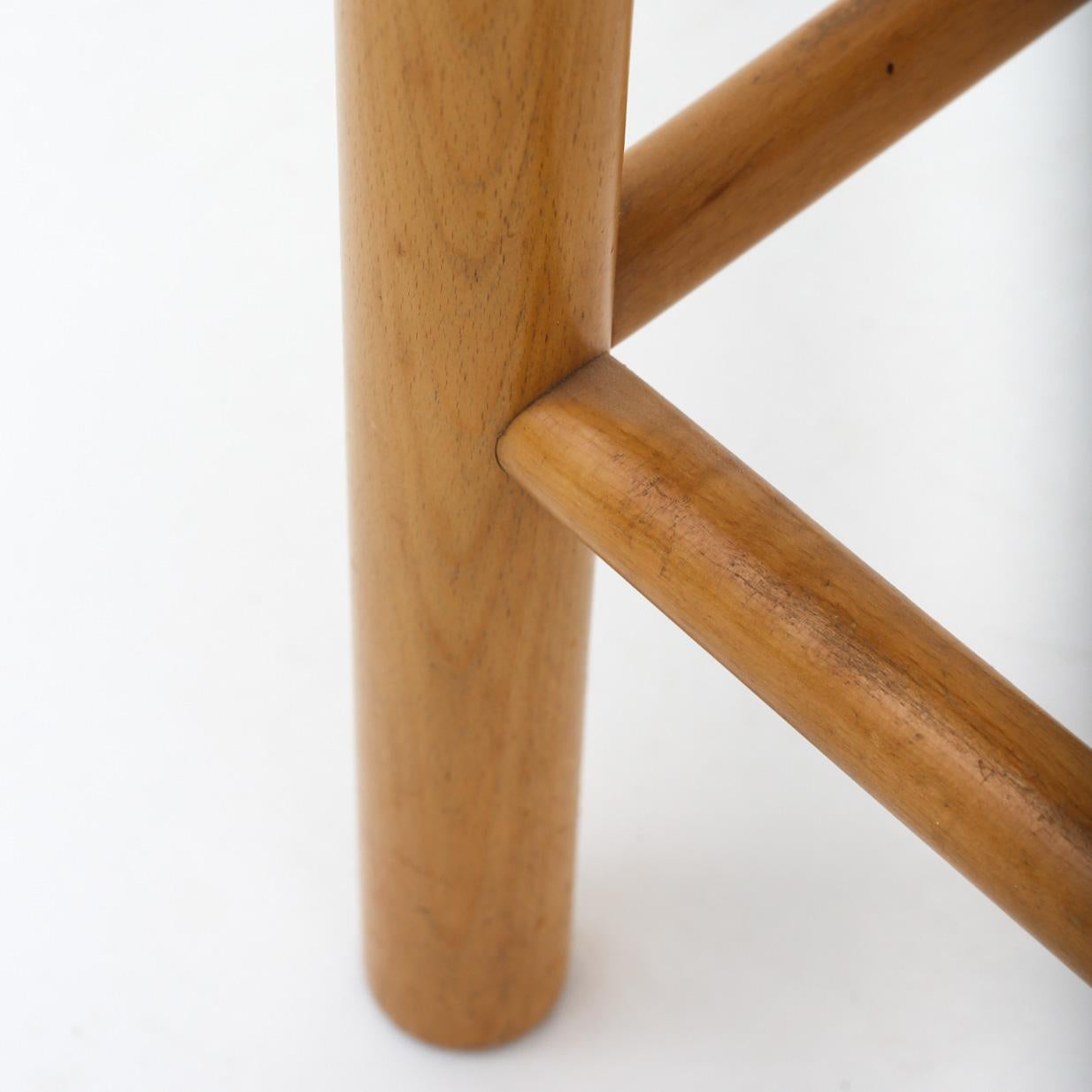 Patinated Stool in Beech