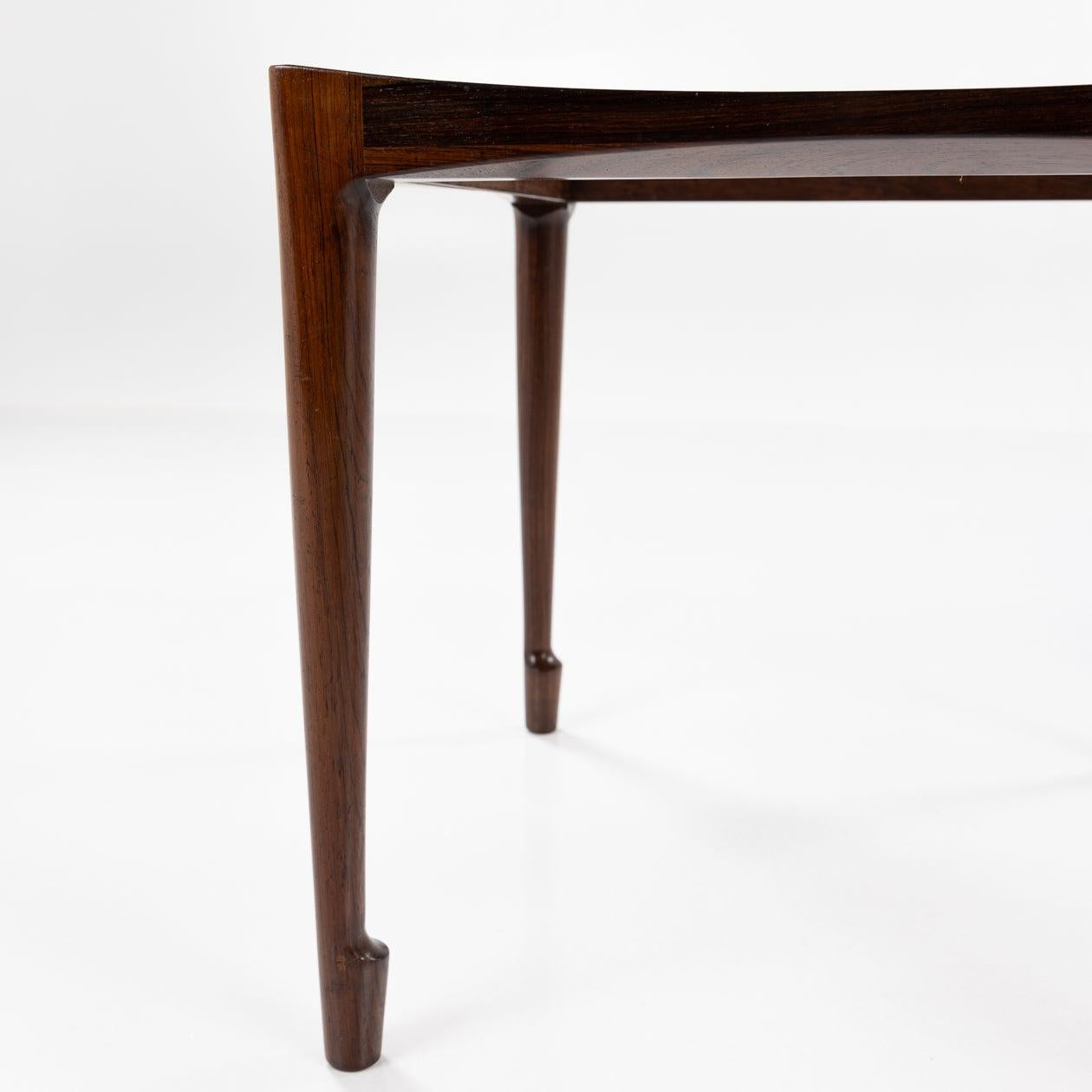 Stool in rosewood By Bernt Petersen For Sale 1