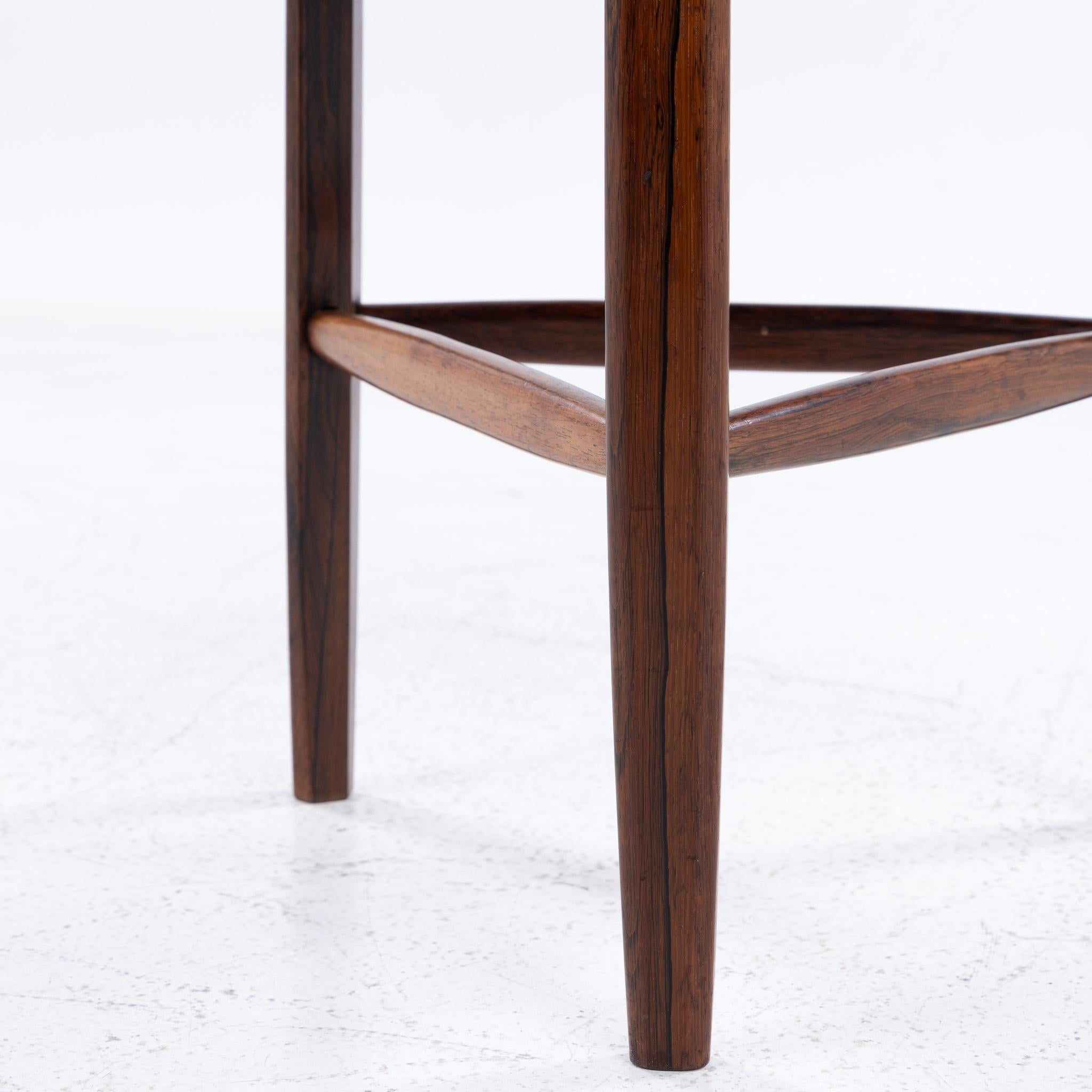 Taburete de palisandro de Tove & Edvard Kindt-Larsen en Bueno estado para la venta en Copenhagen, DK