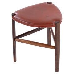 Stool in rosewood by Tove & Edvard Kindt-Larsen