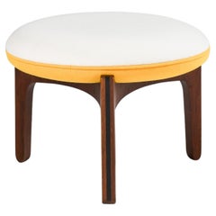 Taburete de teca y tejido de lana de Kvadrat por Svend Ellekær, 1962