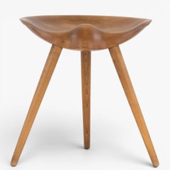 Taburete de teca de Mogens Lassen