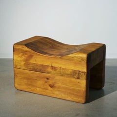 K.J. Pettersson & Söner Wood Stool, Vintage Design, Europe, 1970s