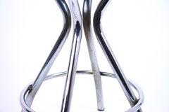 Stool Industrial Design in the Manner of Gio Ponti Italy 1970s