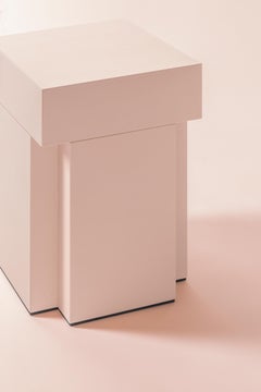 Stool Leather Francesco Balzano for Giobagnara Assoluto Stool