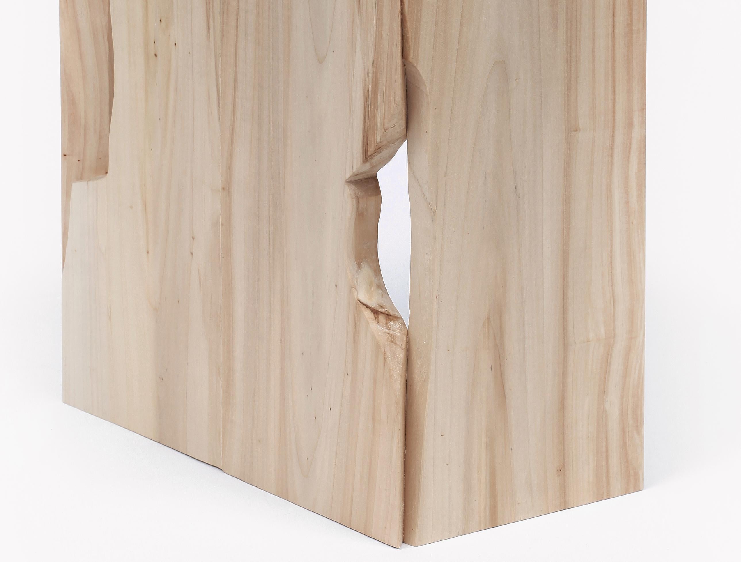 Handcrafted Wooden Stool by Vicent Orts – 