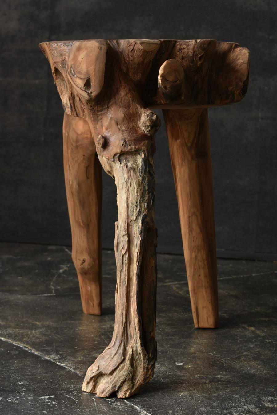 Old Stool Made from Indonesian Tree Roots /Primitive Design/20th Century 2