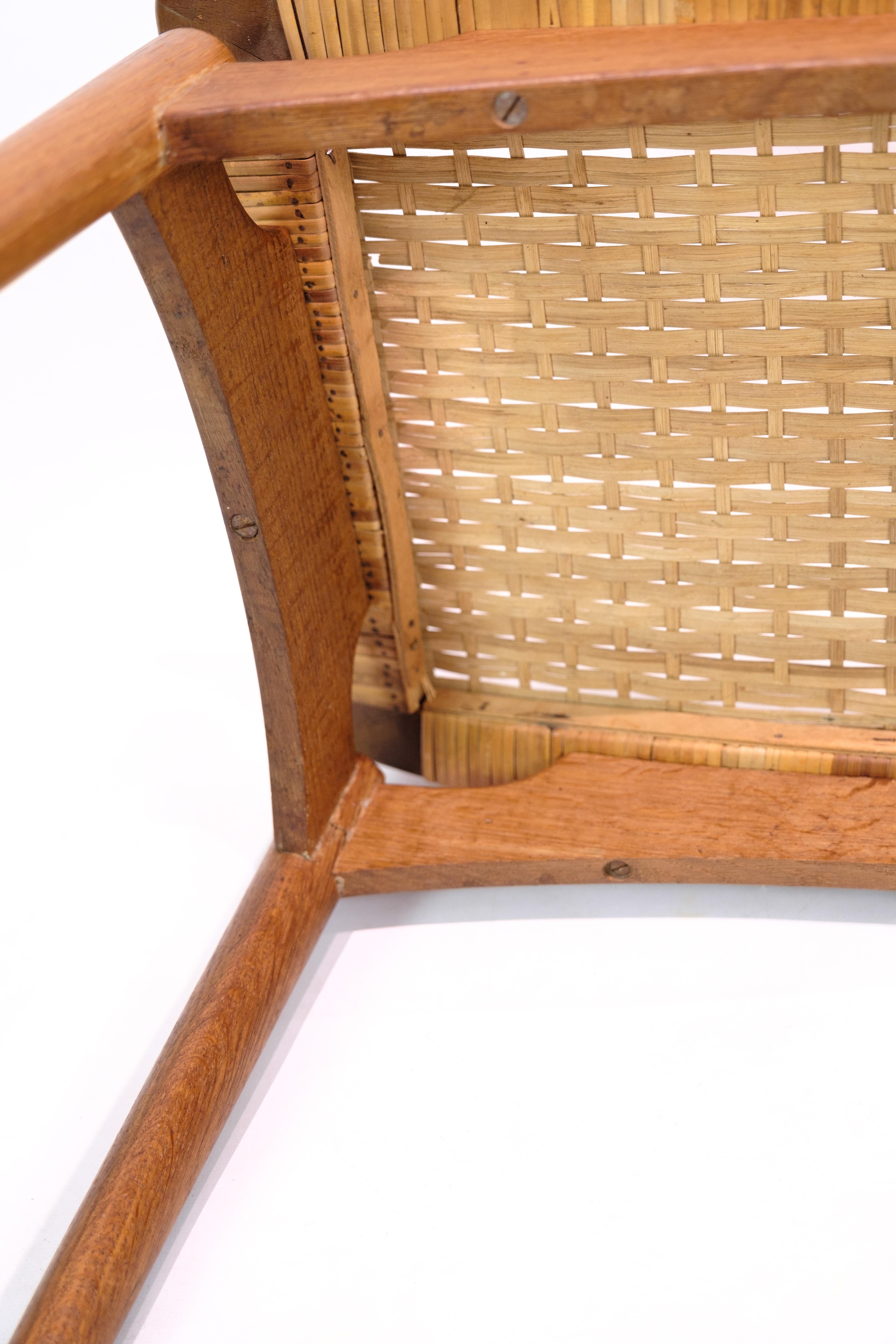 Hocker aus Eiche von Sigfred Omann für Ølholm Furniture aus den 1960er Jahren im Angebot 2