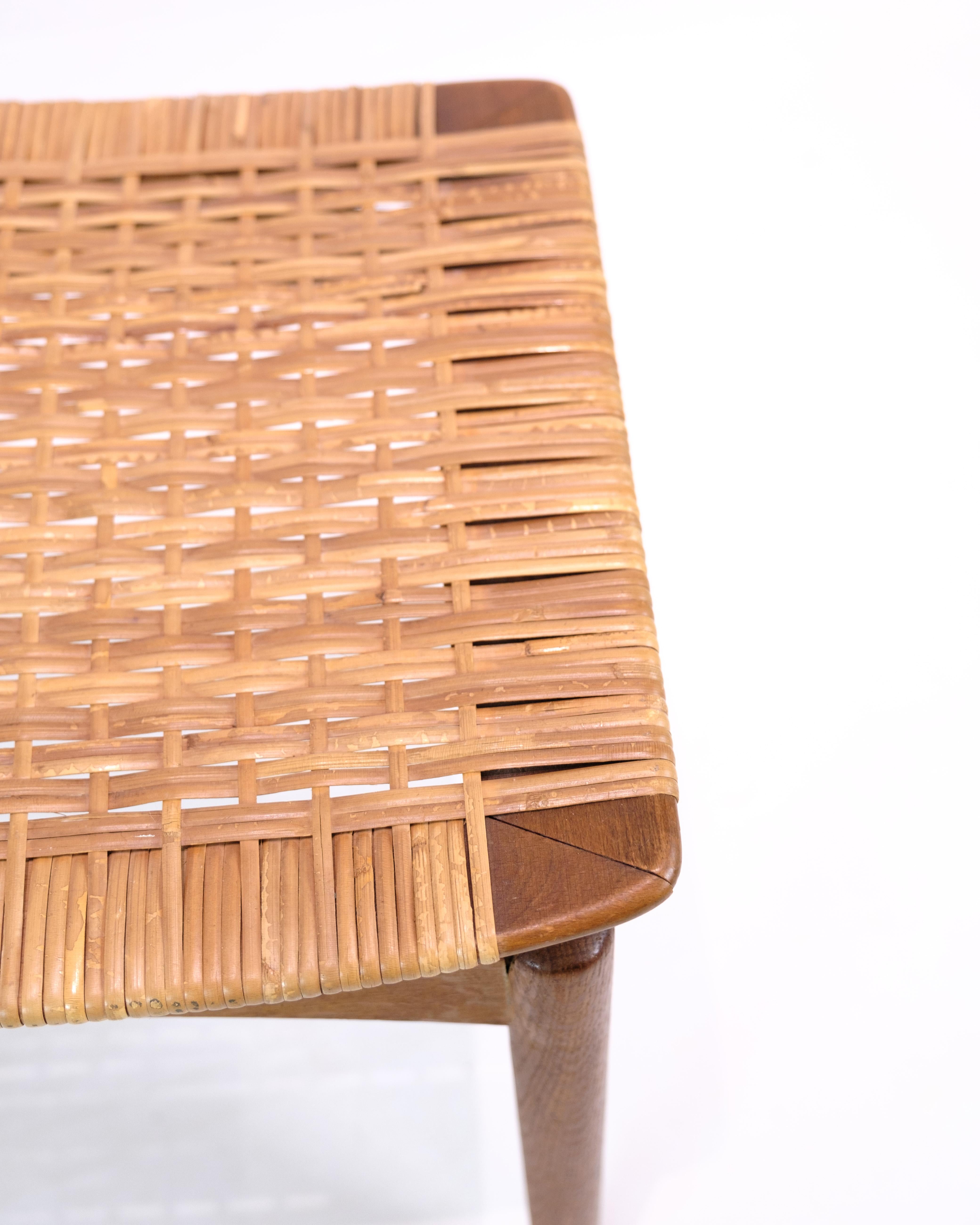 Hocker aus Eiche von Sigfred Omann für Ølholm Furniture aus den 1960er Jahren (Dänisch) im Angebot