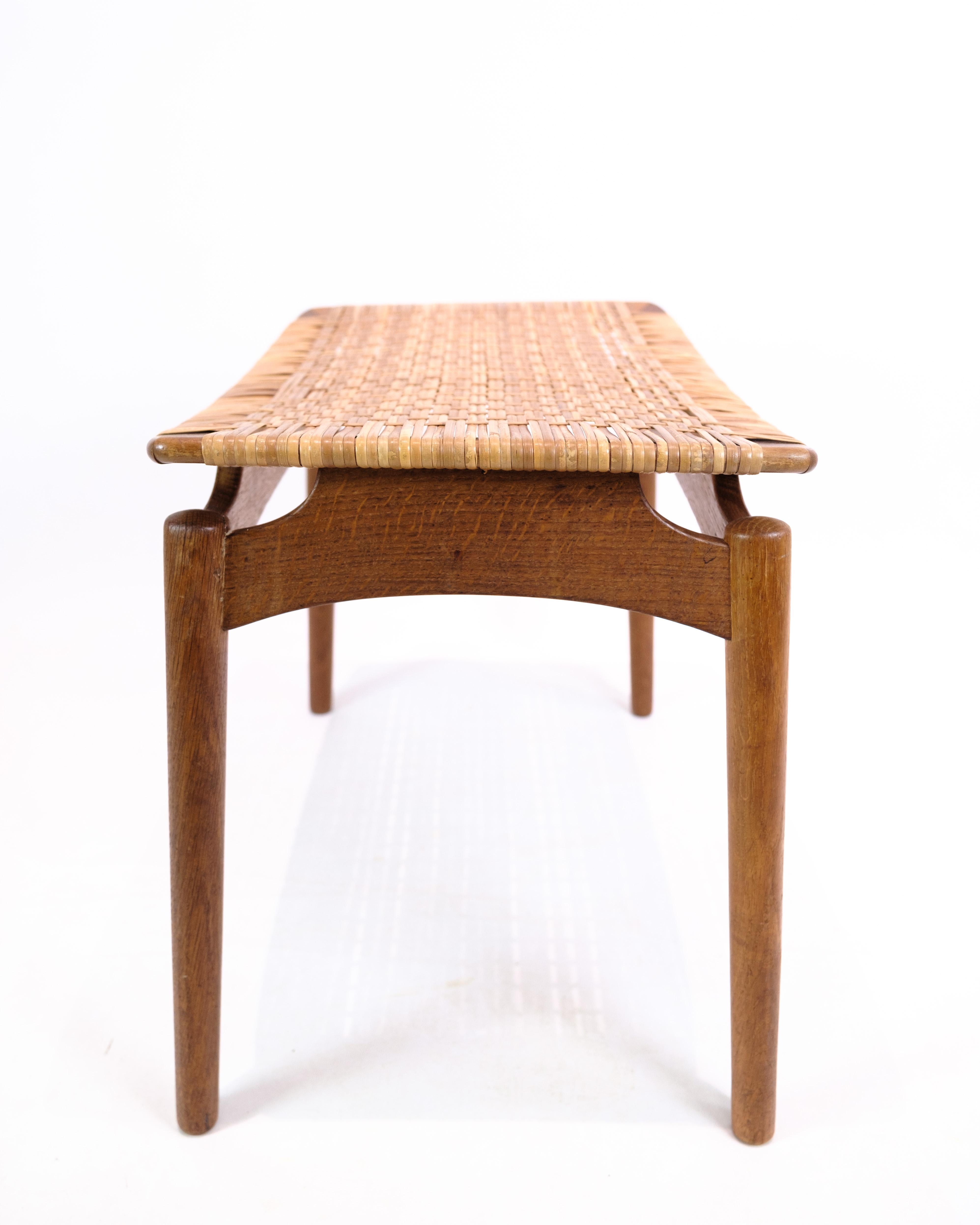 Hocker aus Eiche von Sigfred Omann für Ølholm Furniture aus den 1960er Jahren im Zustand „Gut“ im Angebot in Lejre, DK