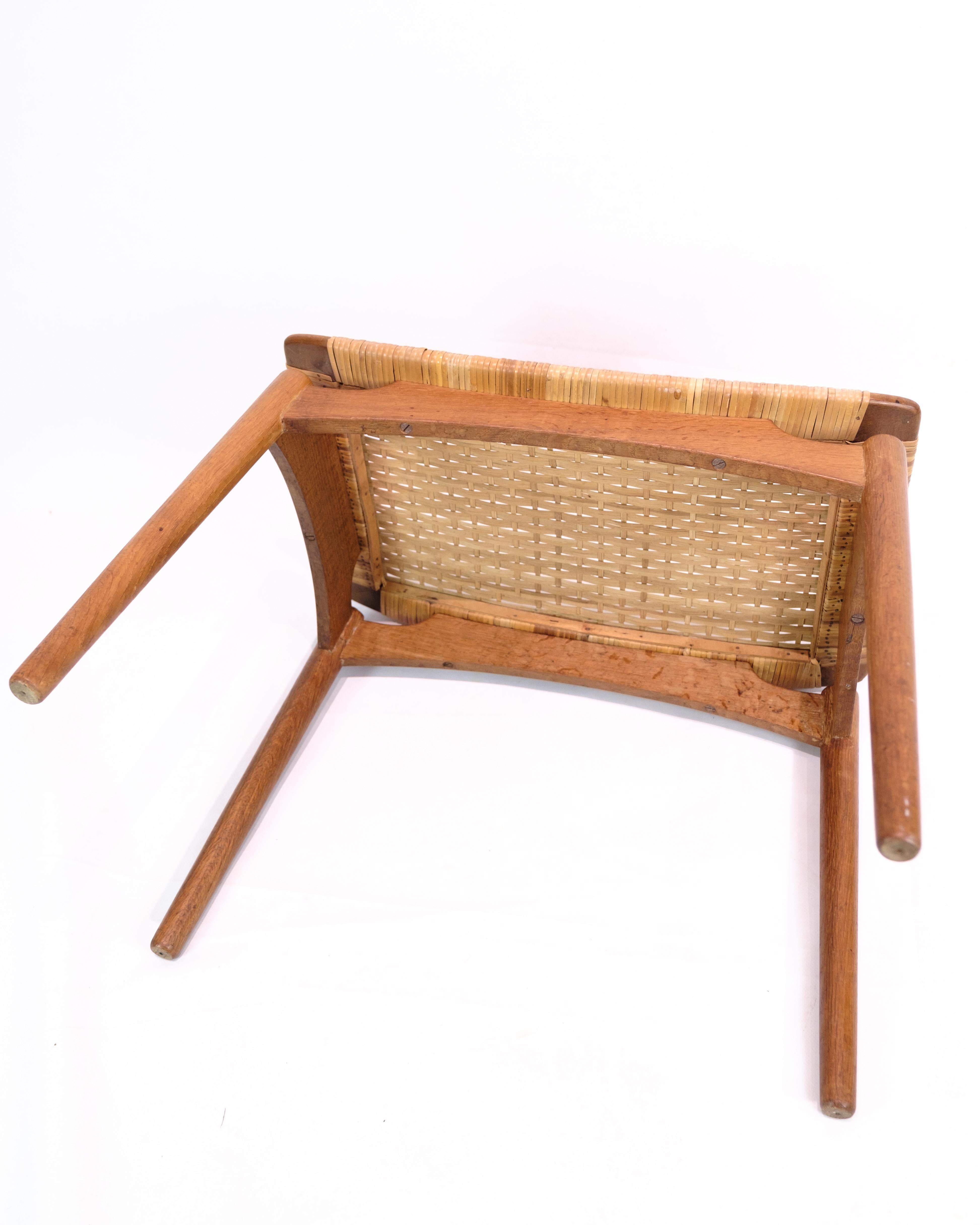 Hocker aus Eiche von Sigfred Omann für Ølholm Furniture aus den 1960er Jahren (Eichenholz) im Angebot