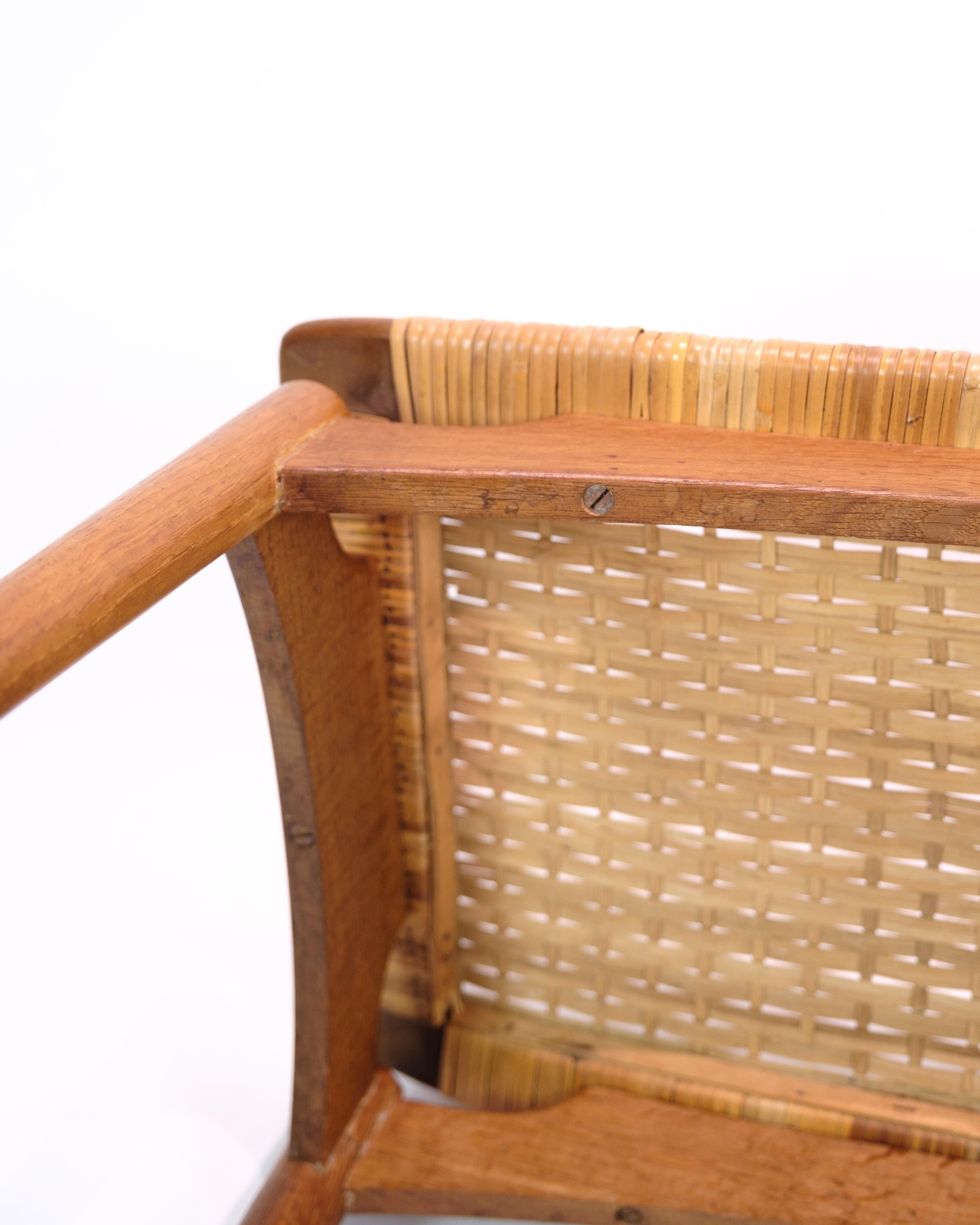 Hocker aus Eiche von Sigfred Omann für Ølholm Furniture aus den 1960er Jahren im Angebot 1