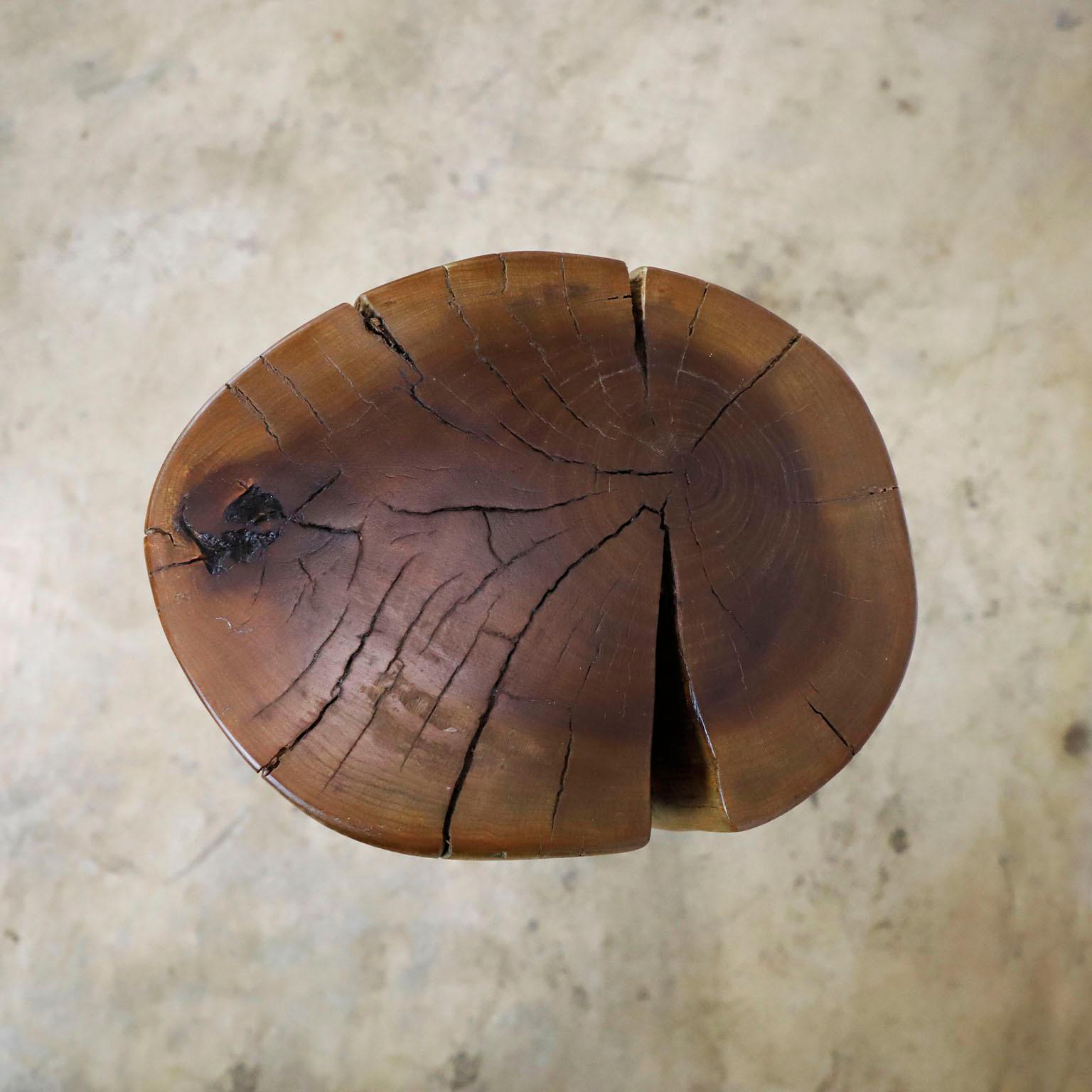Stool Made in Solid Wood État moyen - En vente à Mexico City, CDMX