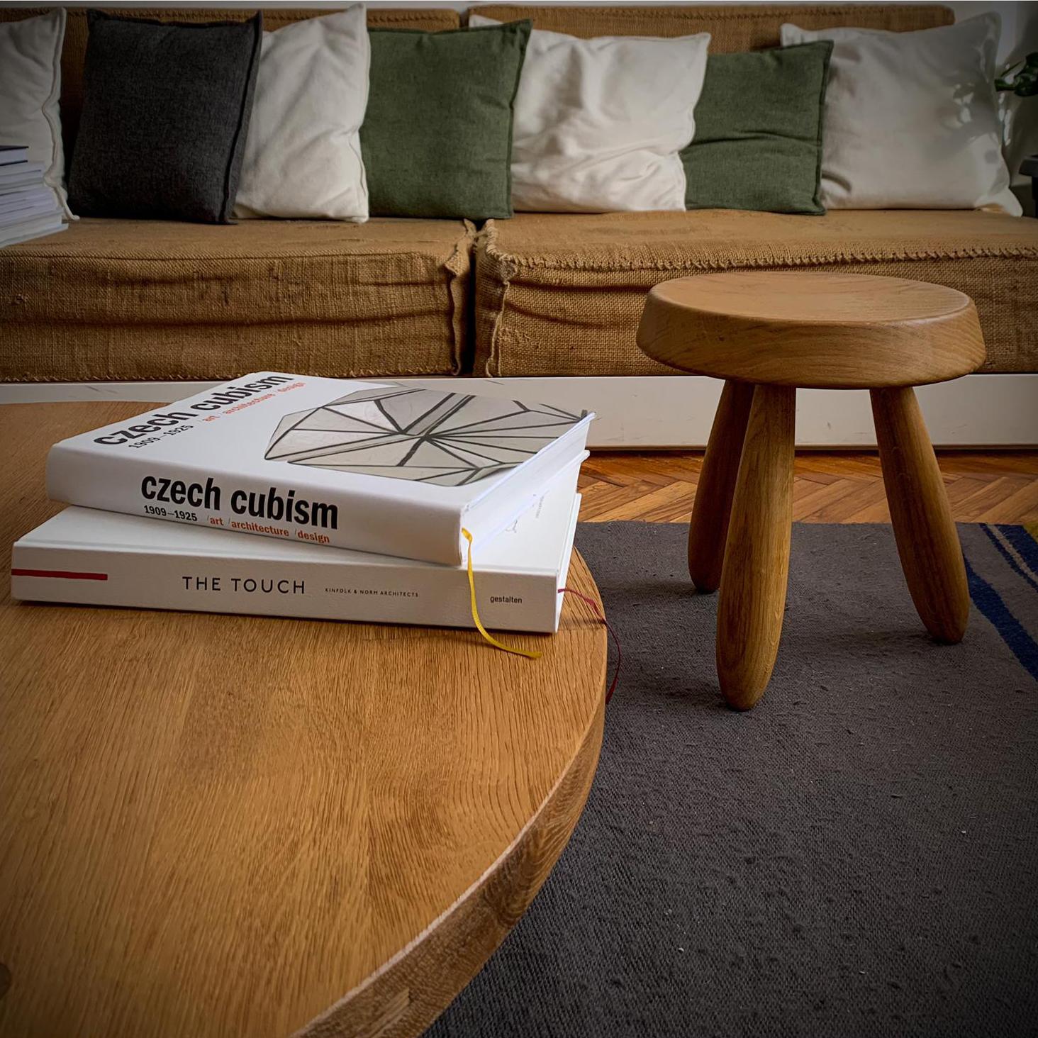 Rusticity and modularity rediscovered for an authentic and simple product.
The taste of natural, handmade, raw materials : this stool is the synthesis of the Rispal spirit.
Available in 2 heights and in various woods.”

Georges Léon Rispal founded
