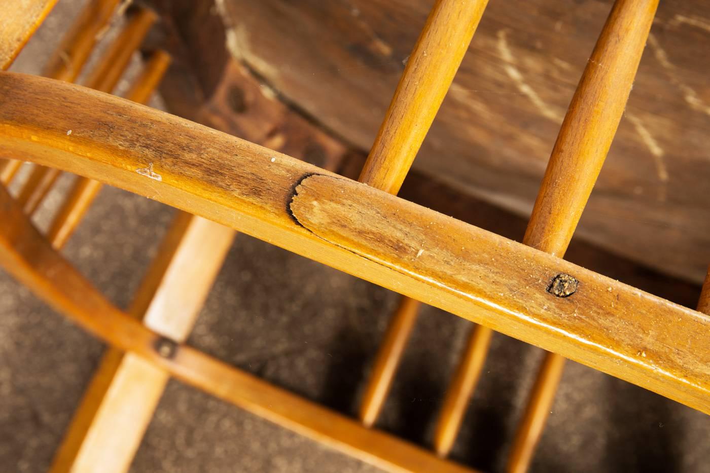 Tabouret modèle 616 / S, conçu par Otto Wagner pour Jacob & Josef Kohn en vente 3