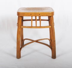 Stool Model 616 / S, designed by Otto Wagner for Jacob & Josef Kohn