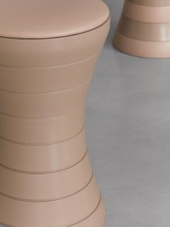 Sgabello One, Pelle beige, Cose da ISSKA