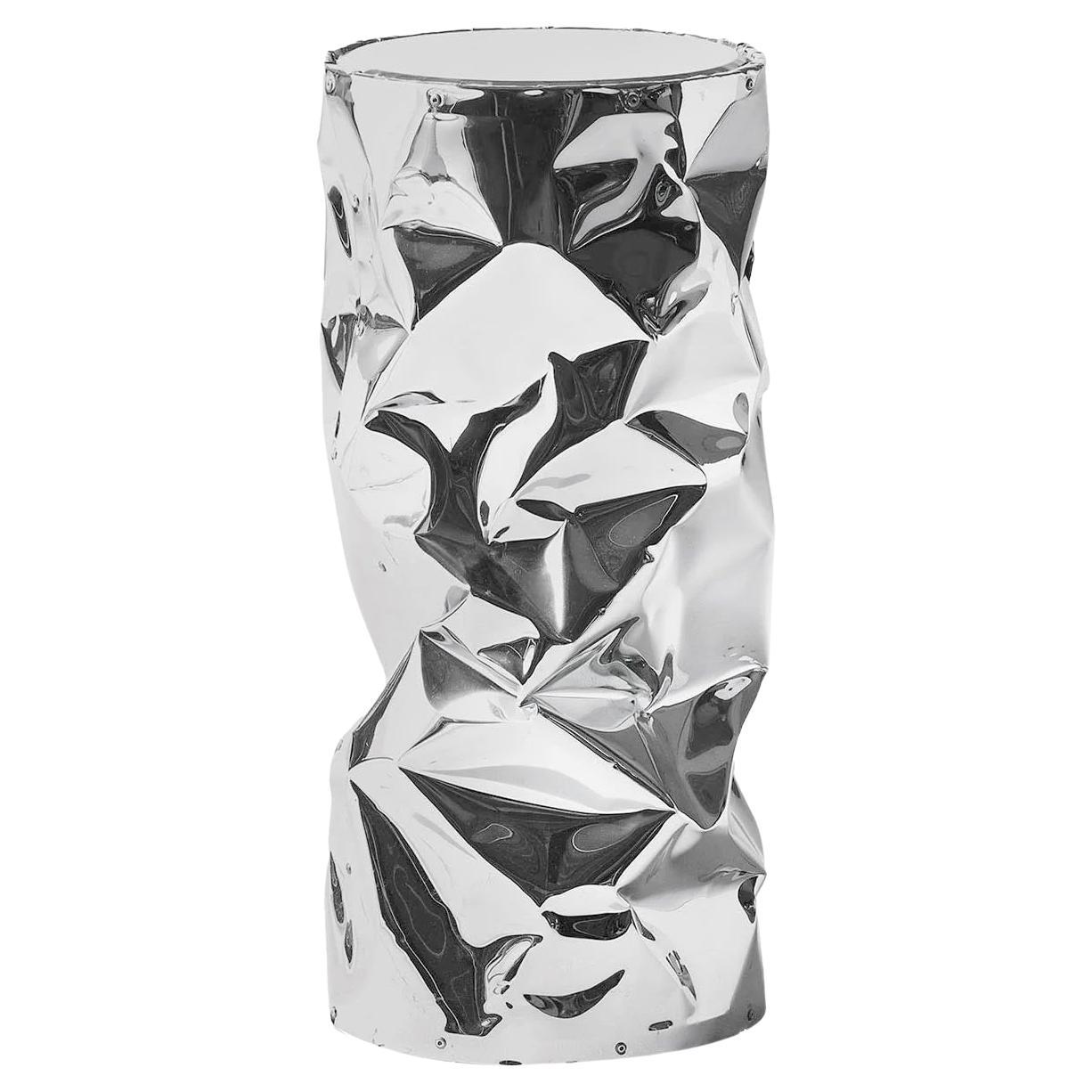Stool Opinion Ciatti Big Tab.u design Bruno Rainaldi - Chrome H 65 cm 25.6 in
