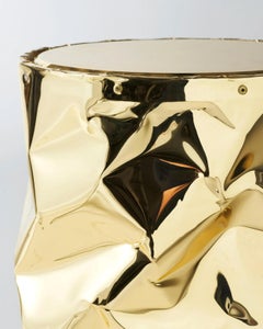 Stool Opinion Ciatti Big Tab.u design Bruno Rainaldi - Gold H 65 cm 25.6 in