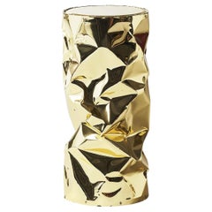 Stool Opinion Ciatti Big Tab.u design Bruno Rainaldi - Gold H 65 cm 25.6 in