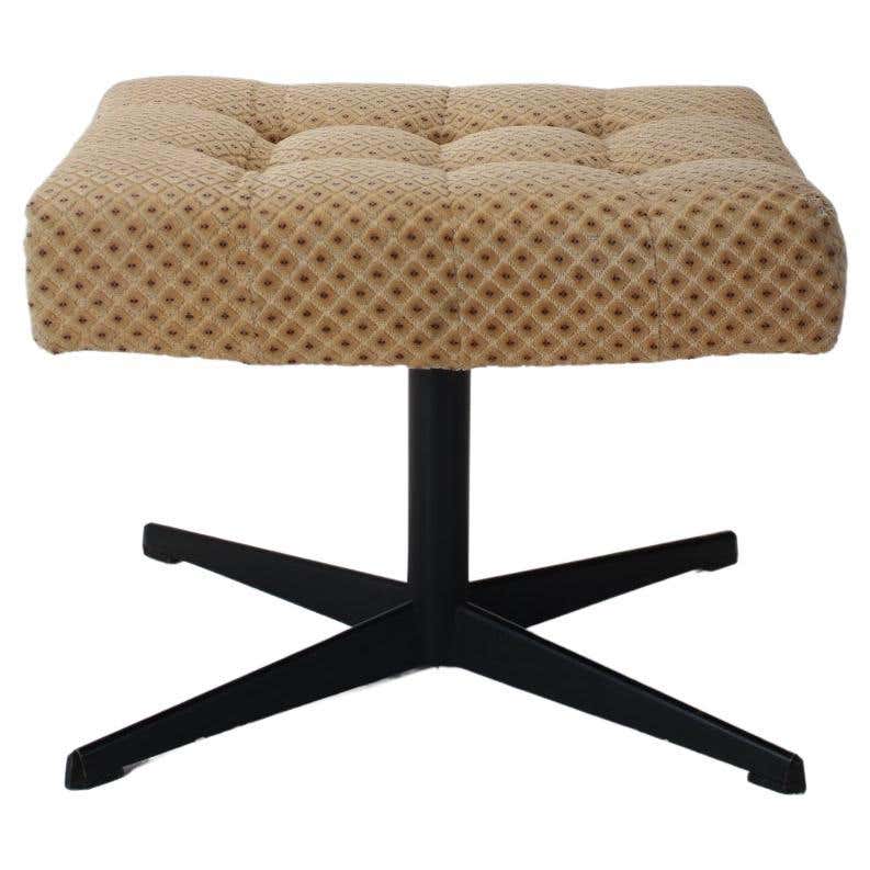 Vintage Brutalist stool or footstool made of jute rope, 60s For Sale at ...