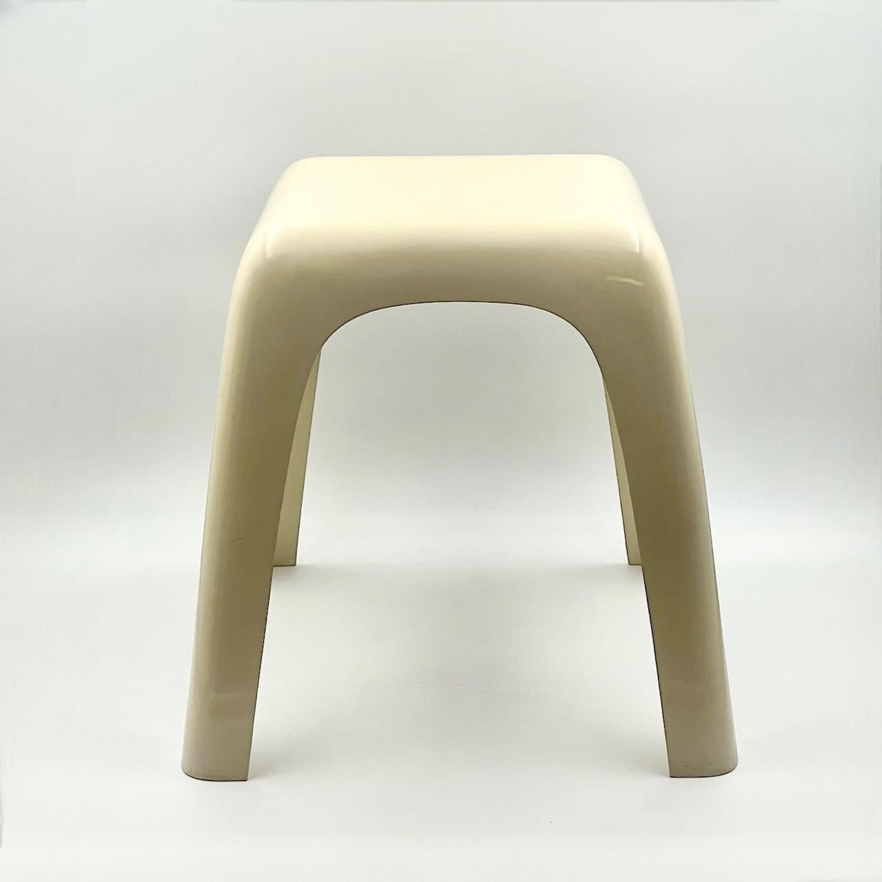Stool or Low Table ‘Small’ by Castiglioni Gaviraghi Lanza for Valenti, 1980s in vendita 3