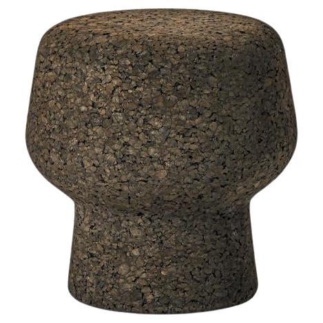 Stool or side table ClassiCon Corker No. 1 design Herzog & de Meuron - Dark cork