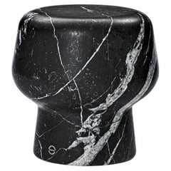 Stool or side table ClassiCon Corker No.1 Marble Design Herzog&deMeuron Marquina