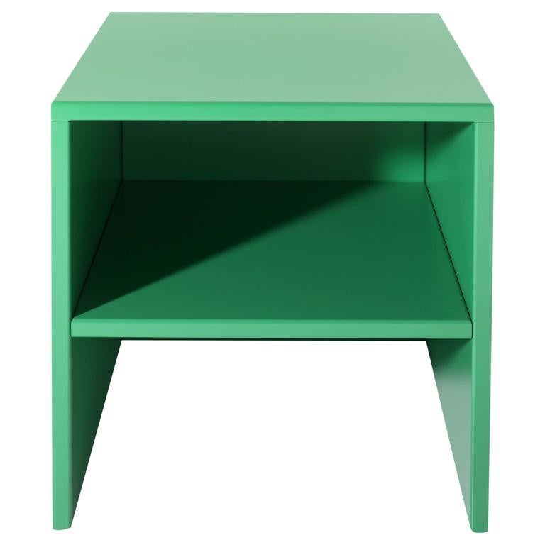 donald judd side table