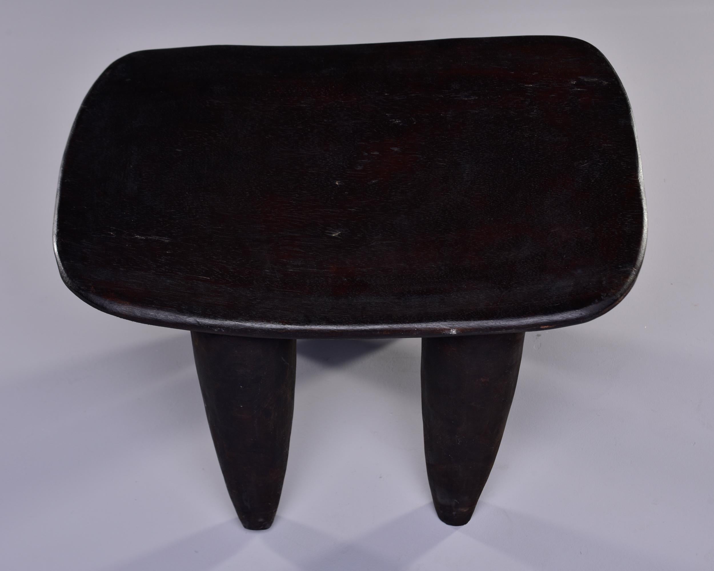 Stool or Table Hand Carved by Senufo People of Ivory Coast 4