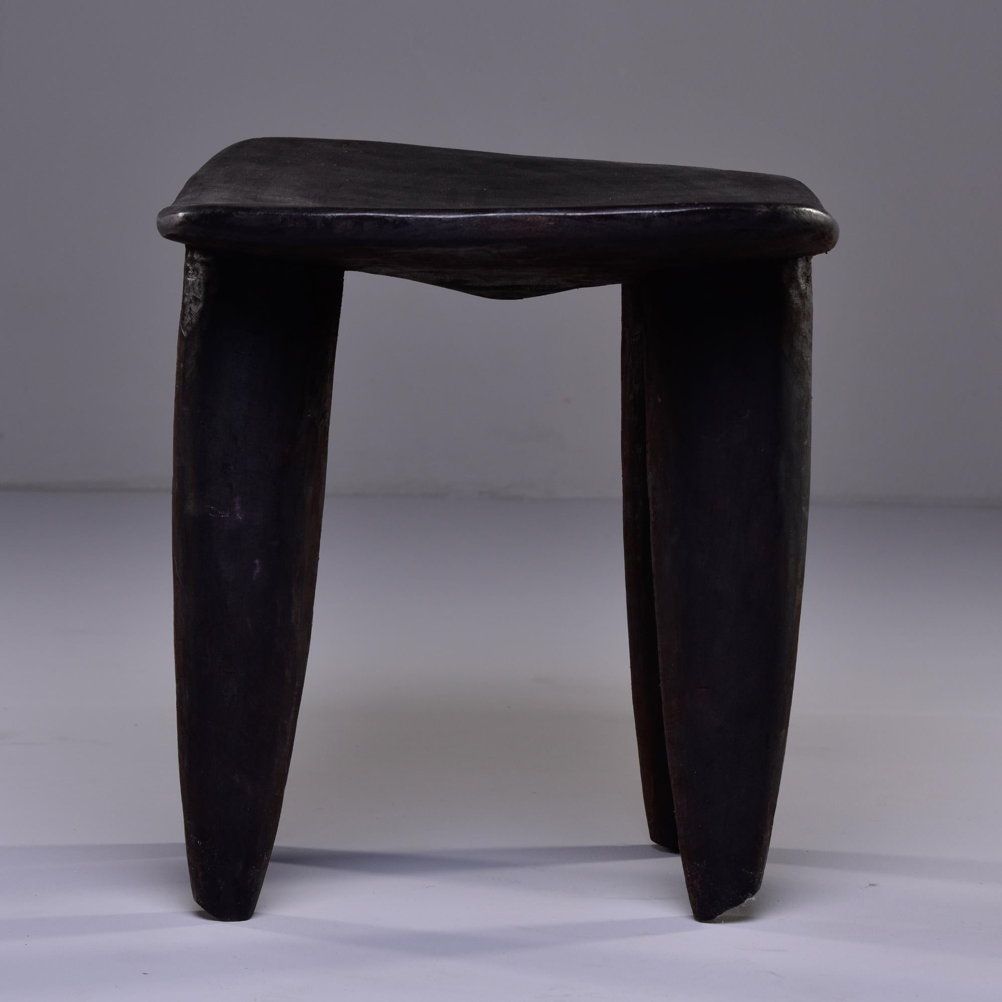 Ivorian Stool or Table Hand Carved by Senufo People of Ivory Coast