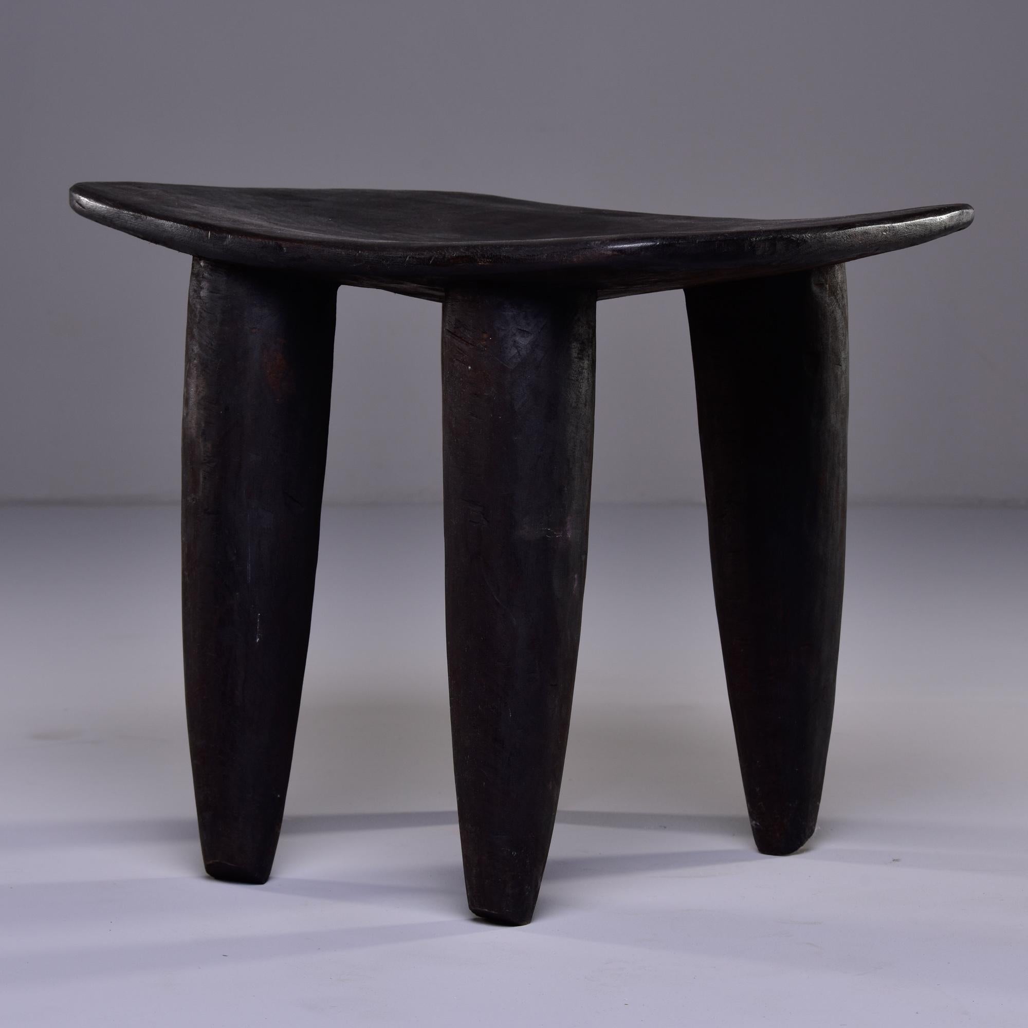 Hand-Carved Stool or Table Hand Carved by Senufo People of Ivory Coast