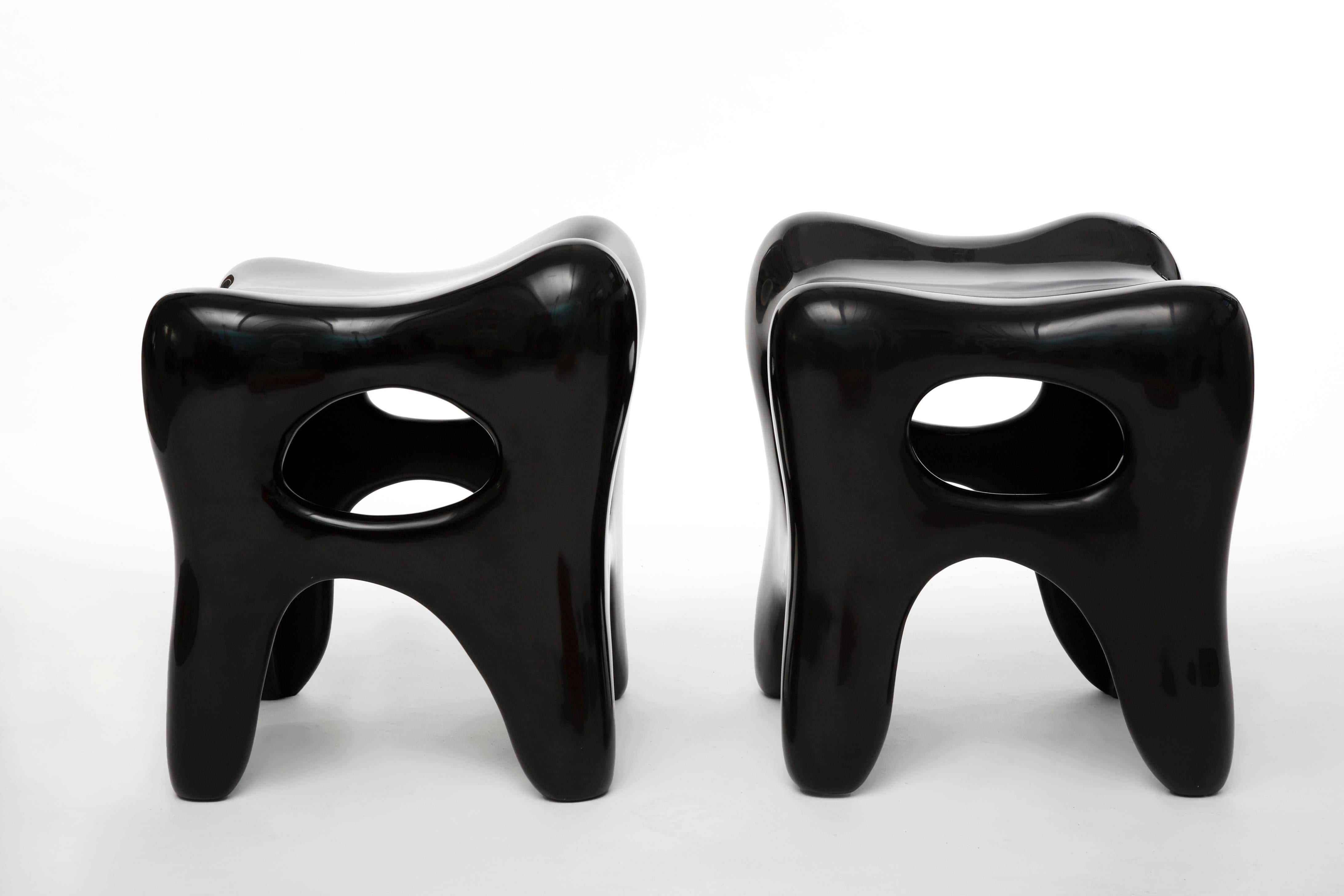 Lacquered Stool 