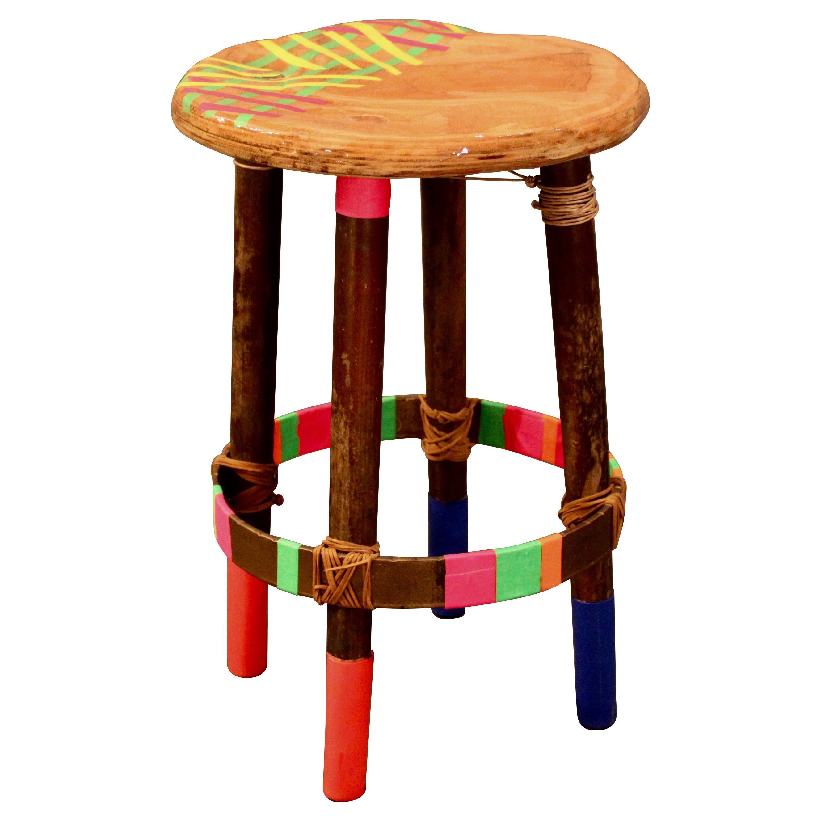 Stool "Peak of a Century" by Markus Friedrich Staab For Sale