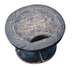 Stool/seat From The Triby Mangbetu Dr Congo, Early 20th Century