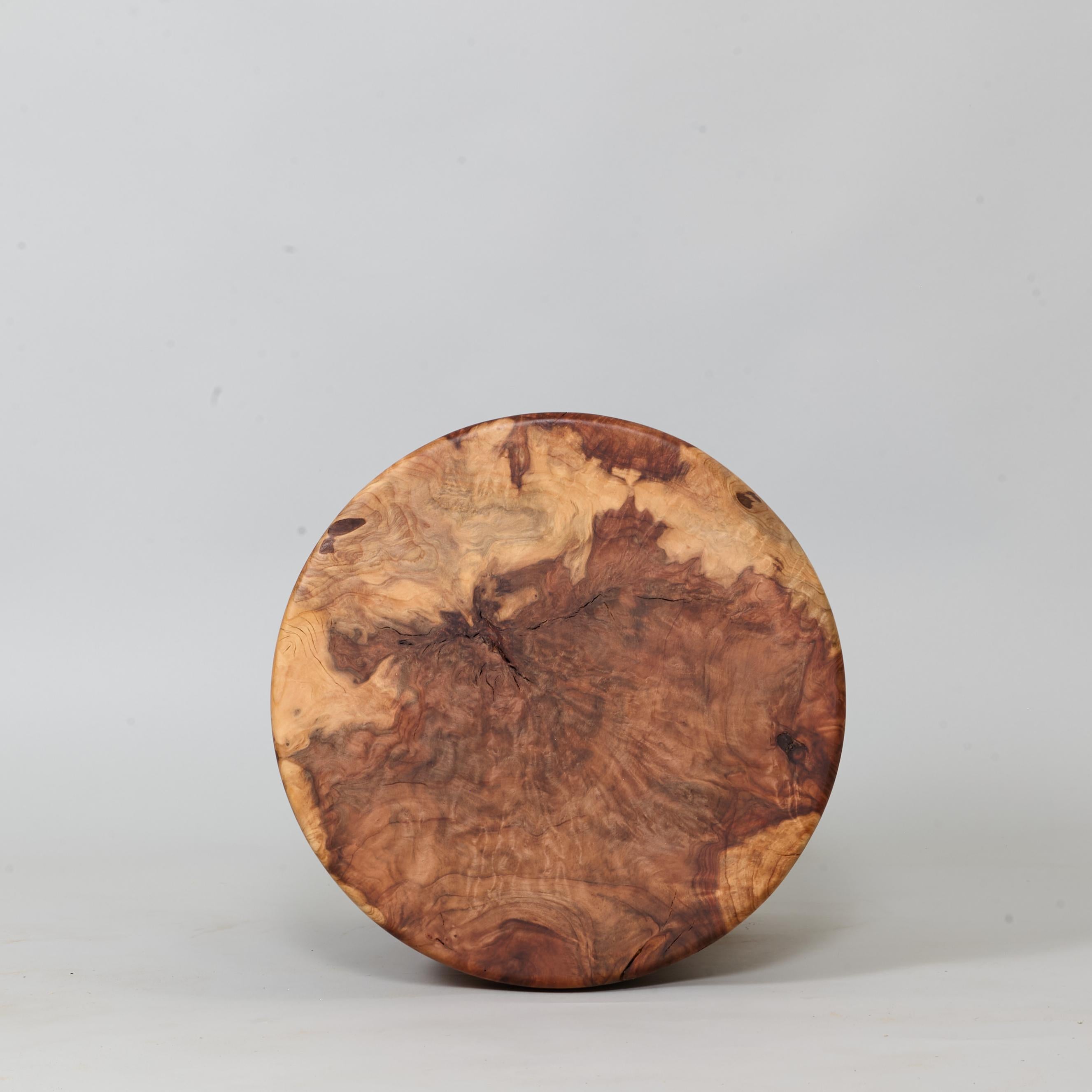 Sgabello, Tavolino, Wood Wood recuperato, Legno rosso, Mid Century Modern in vendita 4