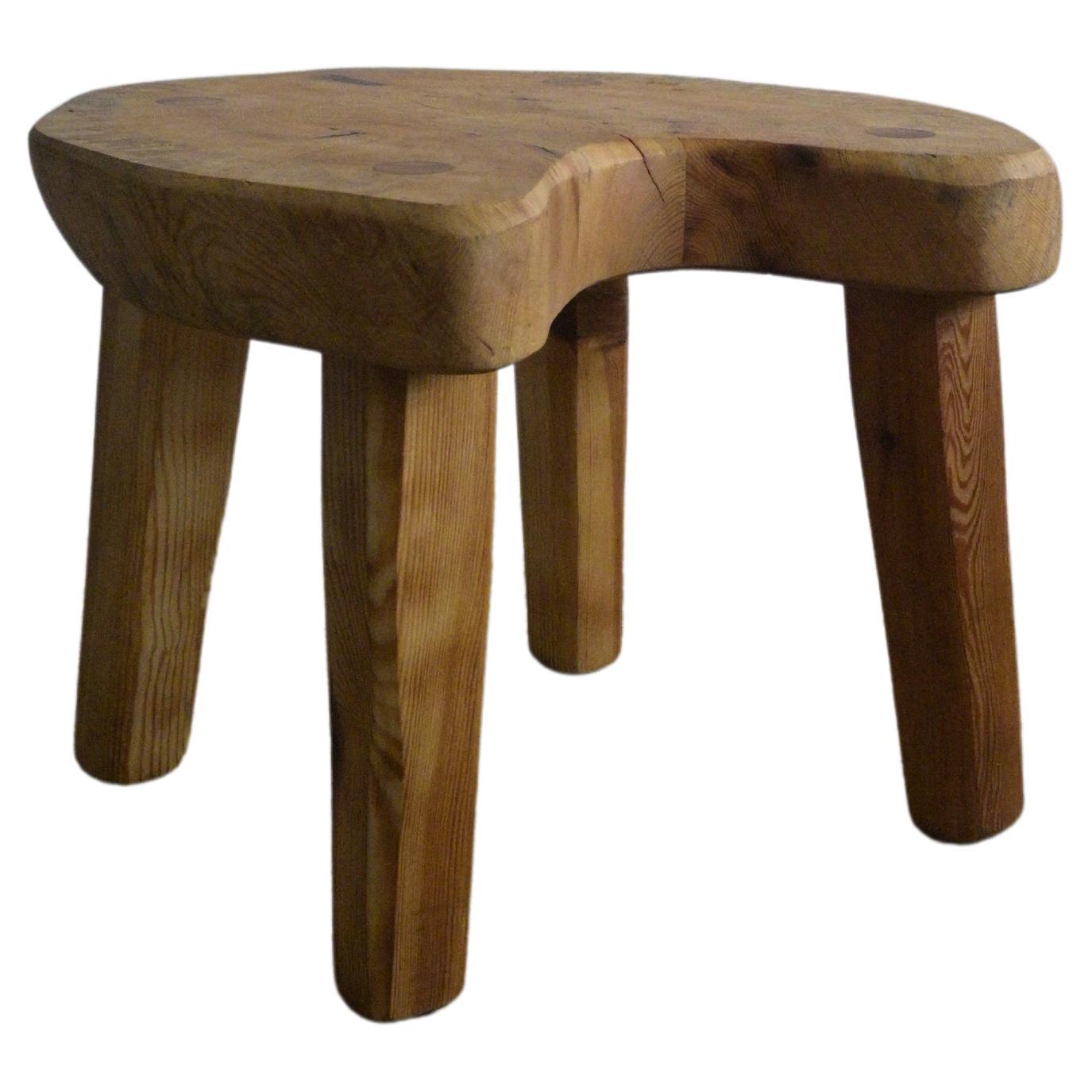 Stool/Side table, Stig Sandqvist, Vemdalia Company, Sweden 1960