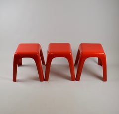 Sgabello "Small" di Castiglioni per Valenti, Italia, anni '70