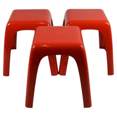 Sgabello "Small" di Castiglioni per Valenti, Italia, anni '70