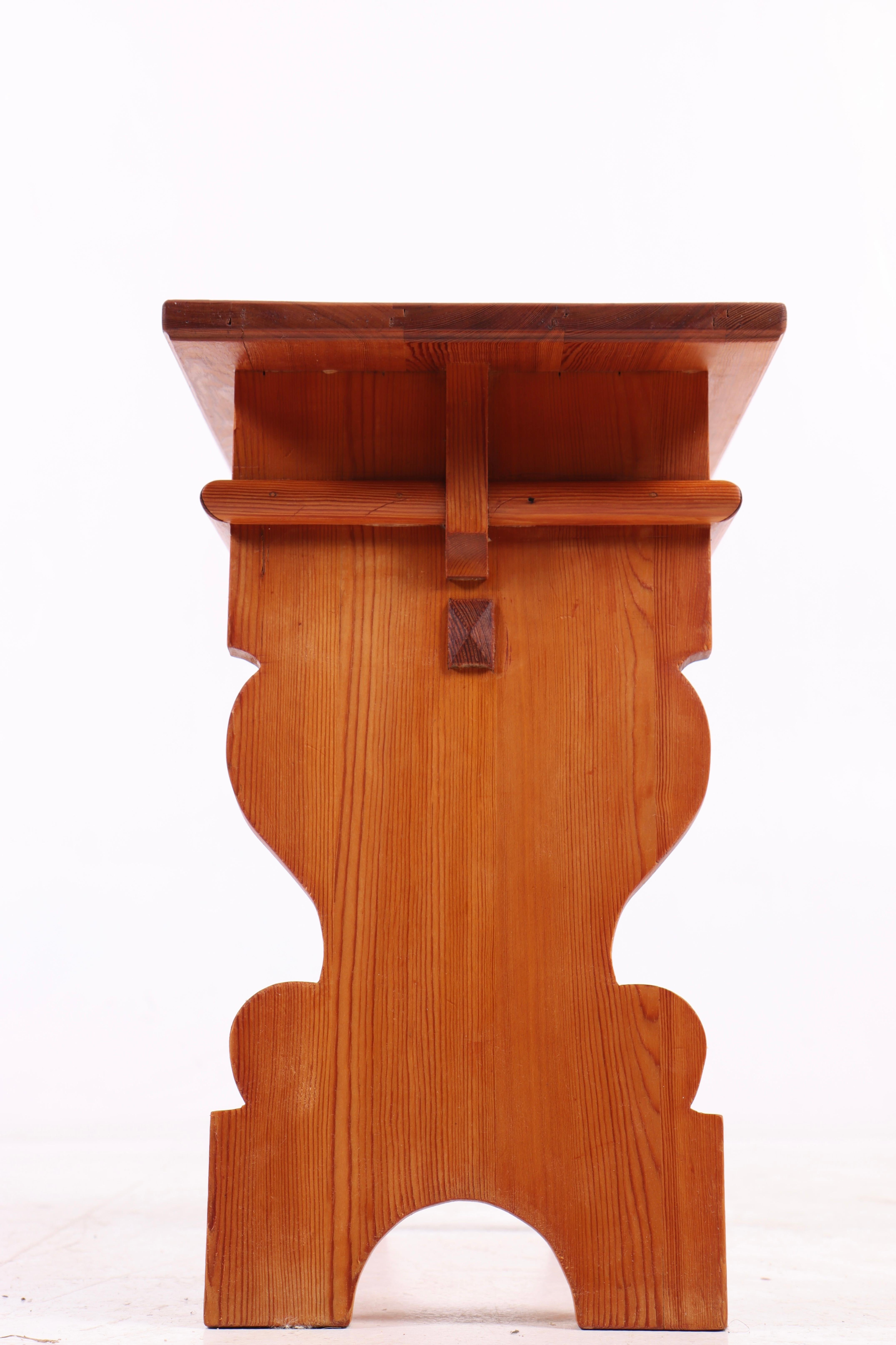 Danois Tabouret en pin massif Designé par Martin Nyrop pour Rud Rasmussen en vente