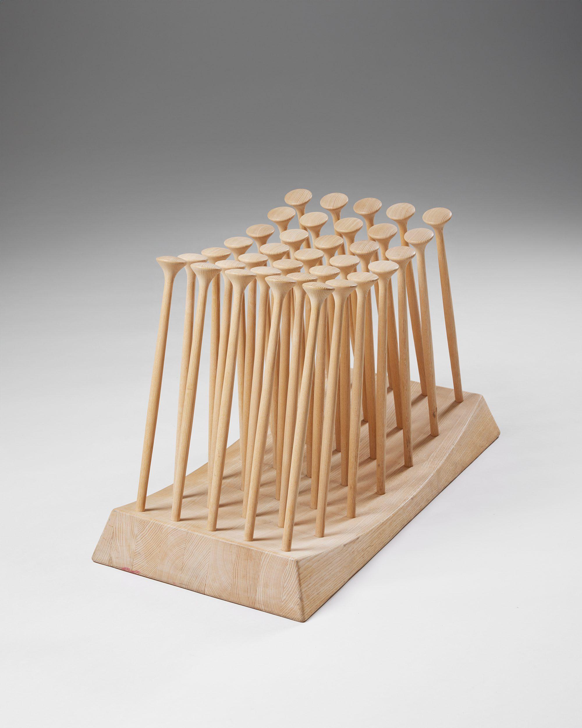 Hocker 'The Unrockable' entworfen von Hans Sandgren Jakobsen für Werner, Dänemark (Skandinavische Moderne) im Angebot