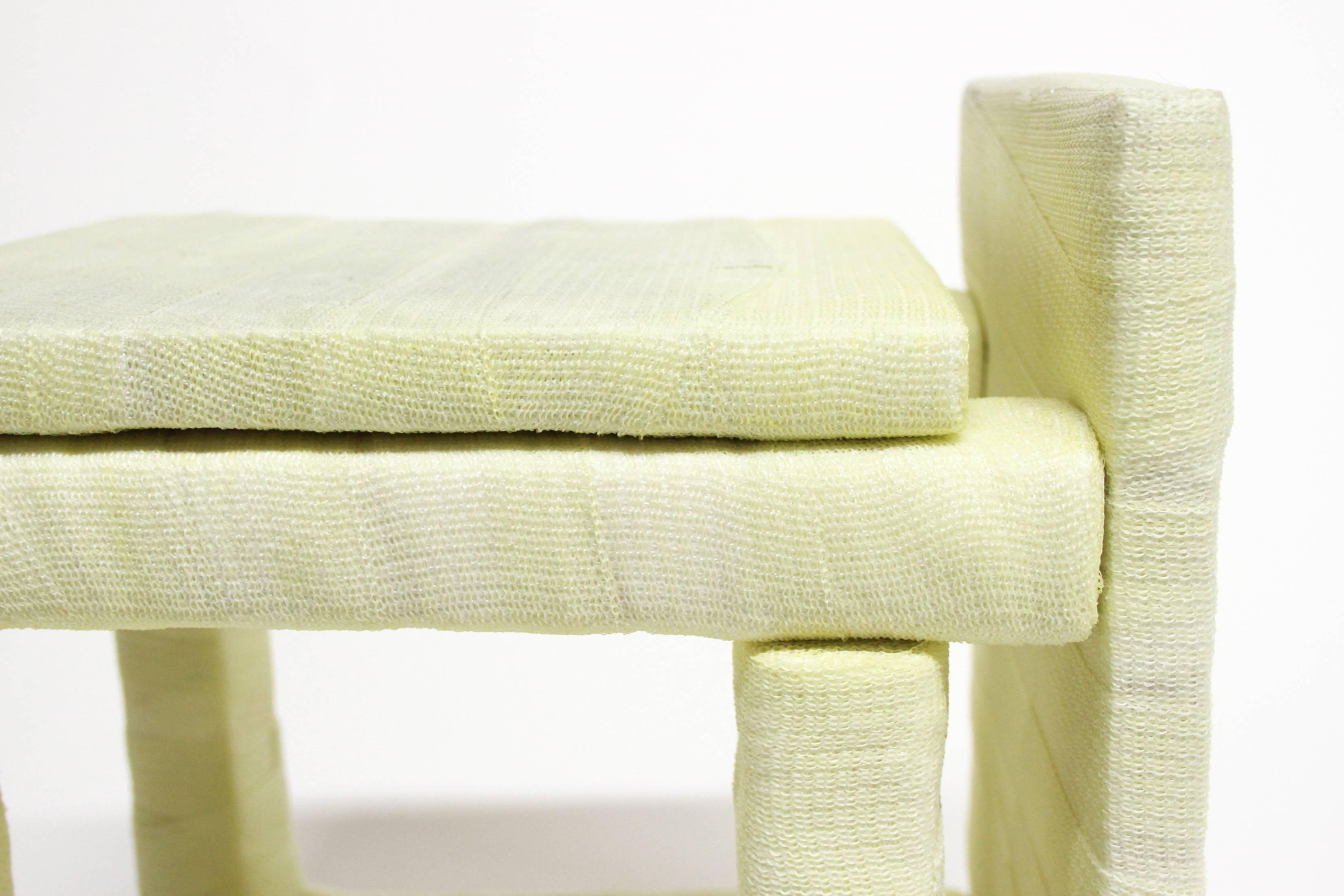 American Stool VIII, Modern Seating and Sculpture in Medical Cast Tape For Sale