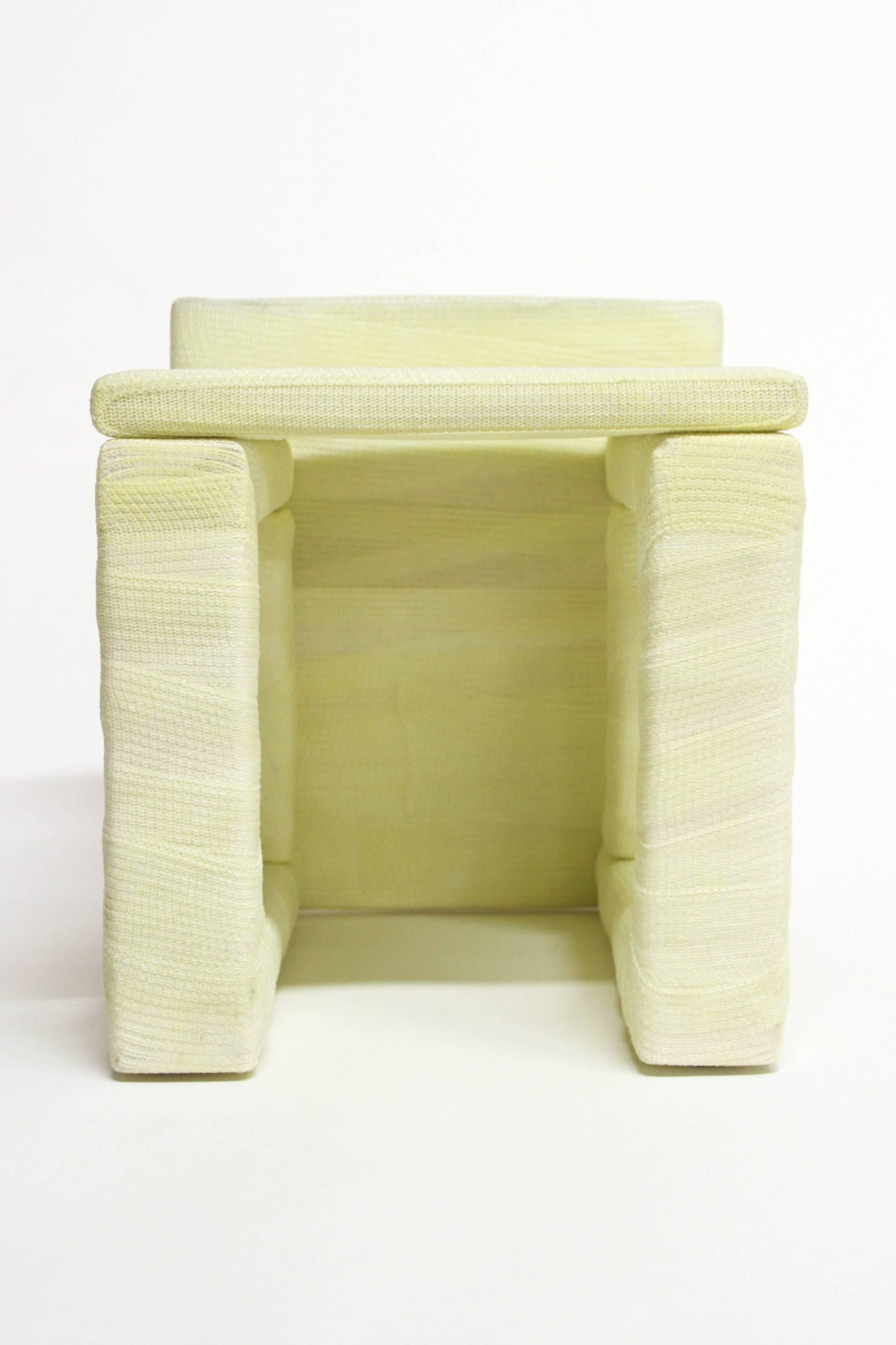 Stool VIII, Modern Seating and Sculpture in Medical Cast Tape In New Condition For Sale In Brooklyn, NY