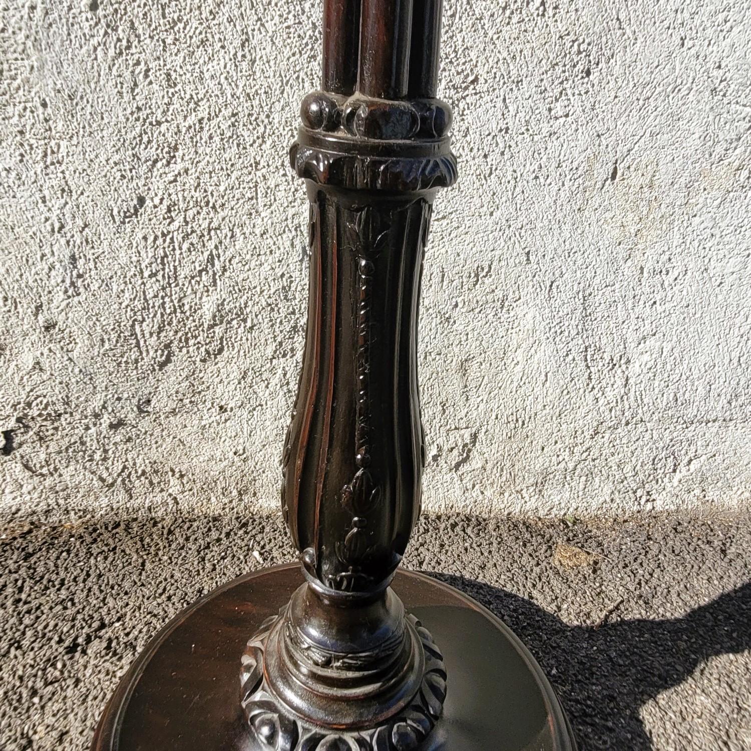Hocker mit Hartstein-Marketerie, 19. Jahrhundert im Angebot 8