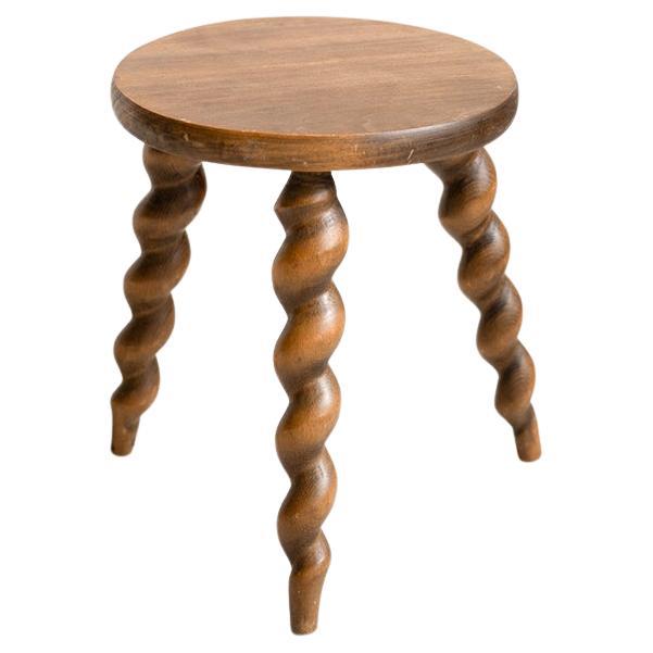 Stool with Twisted Legs