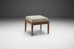 Tabouret avec assise tapissée par La Compagnie des Arts Français, France 1940s