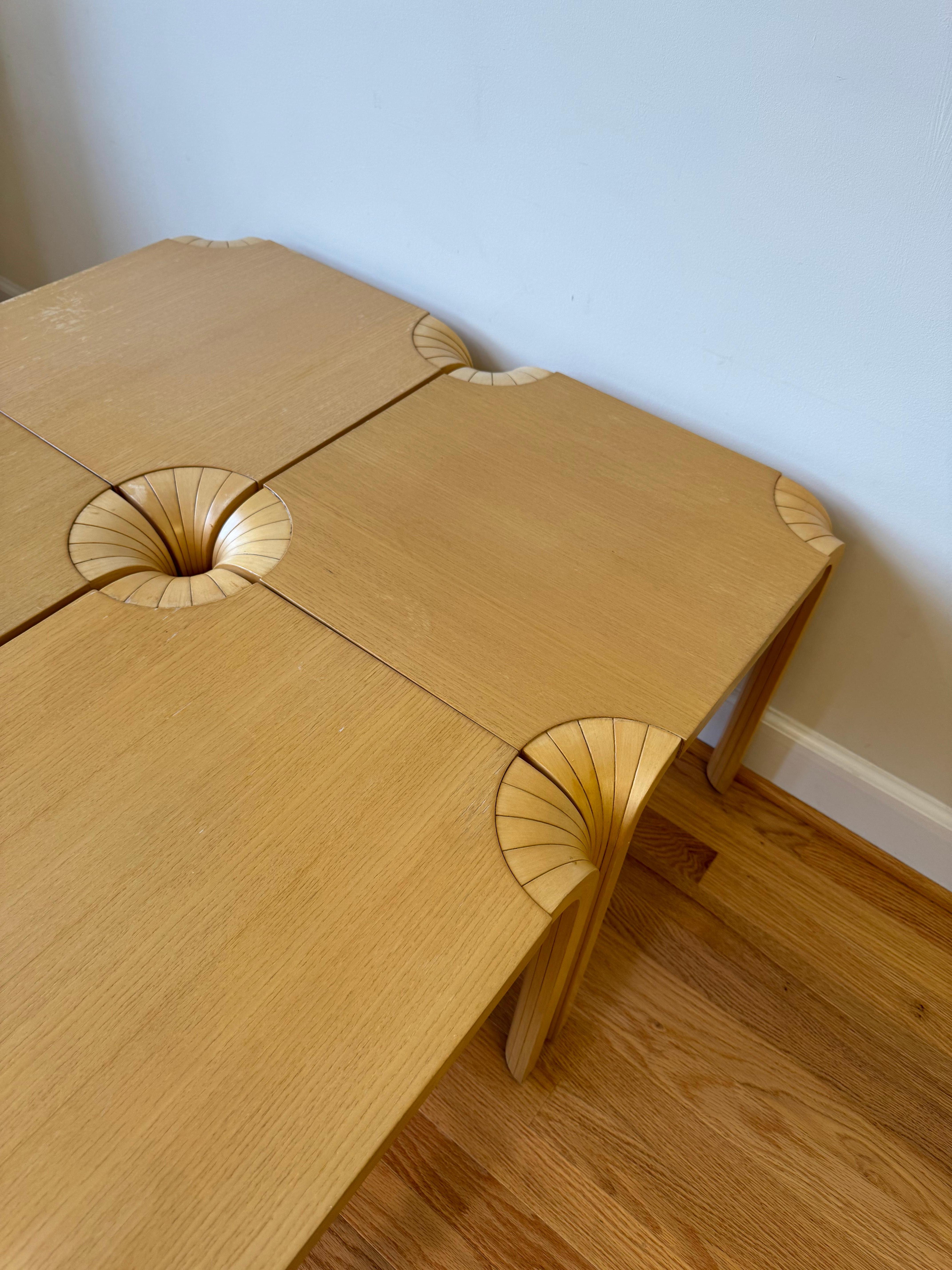 Stool X601 (fan leg) for Artek by Alvar Aalto In Good Condition For Sale In Centreville, VA