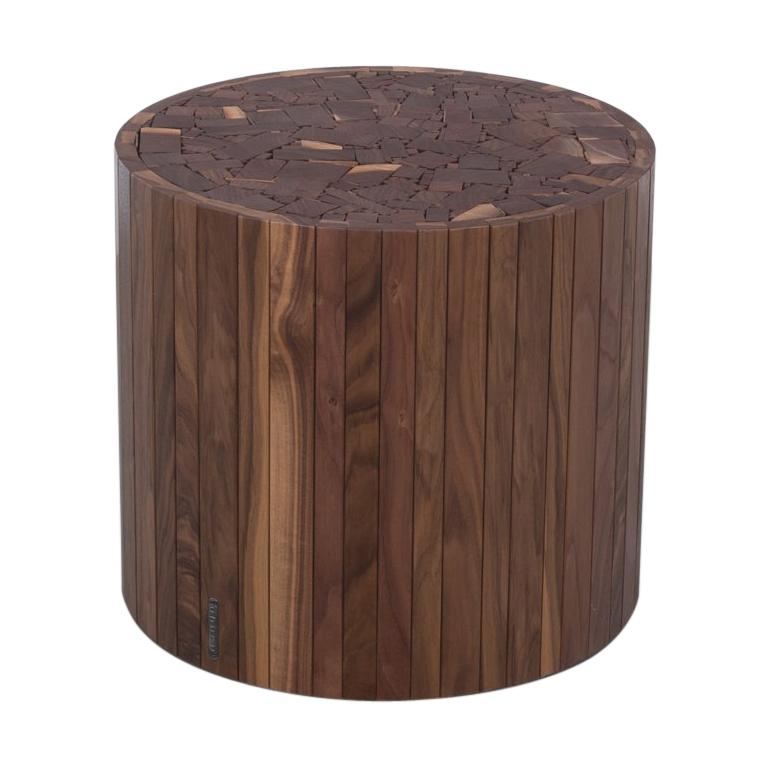 Stoolen Side Table in Walnut 16" For Sale