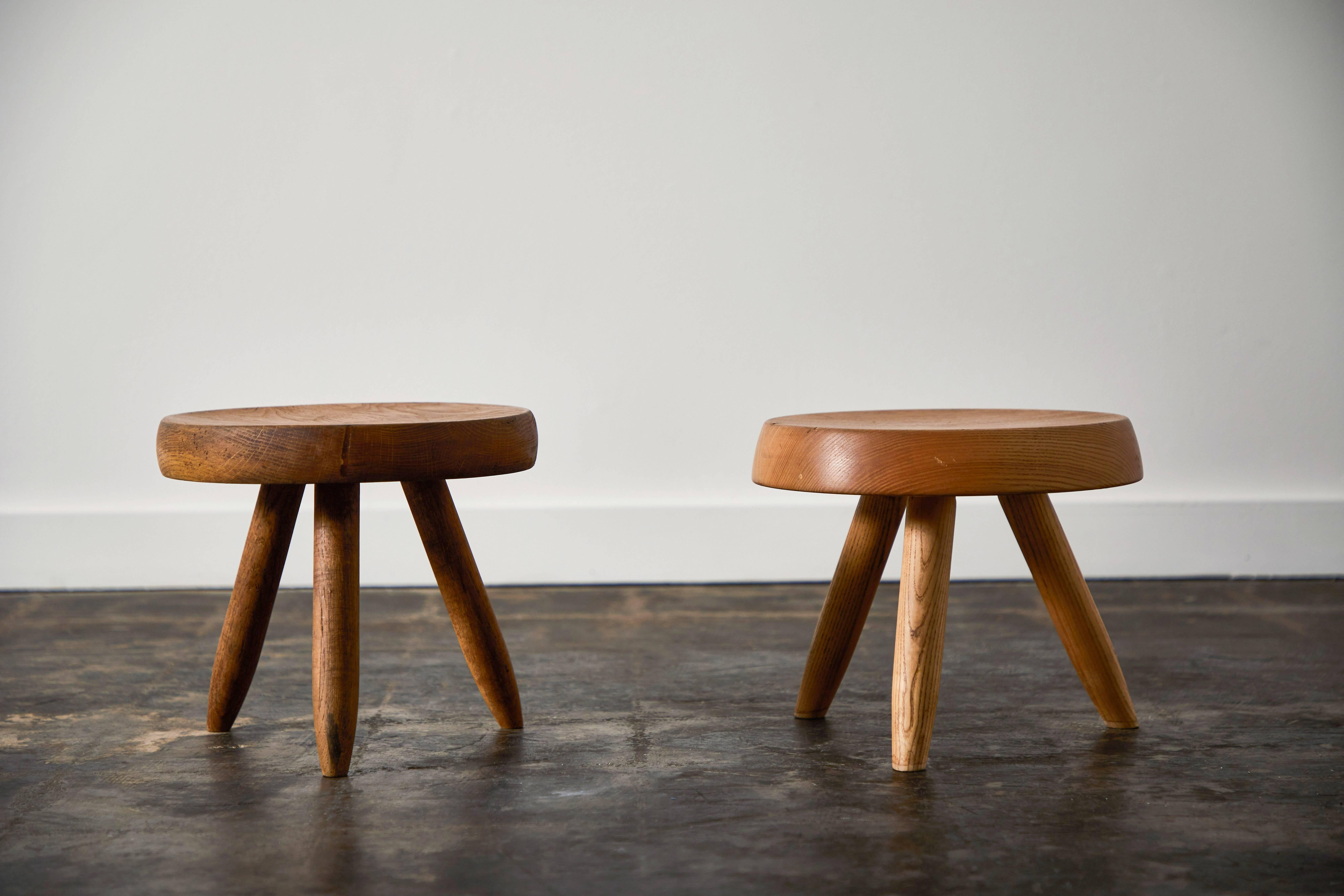 French Stool by Charlotte Perriand for Galerie Steph Simon