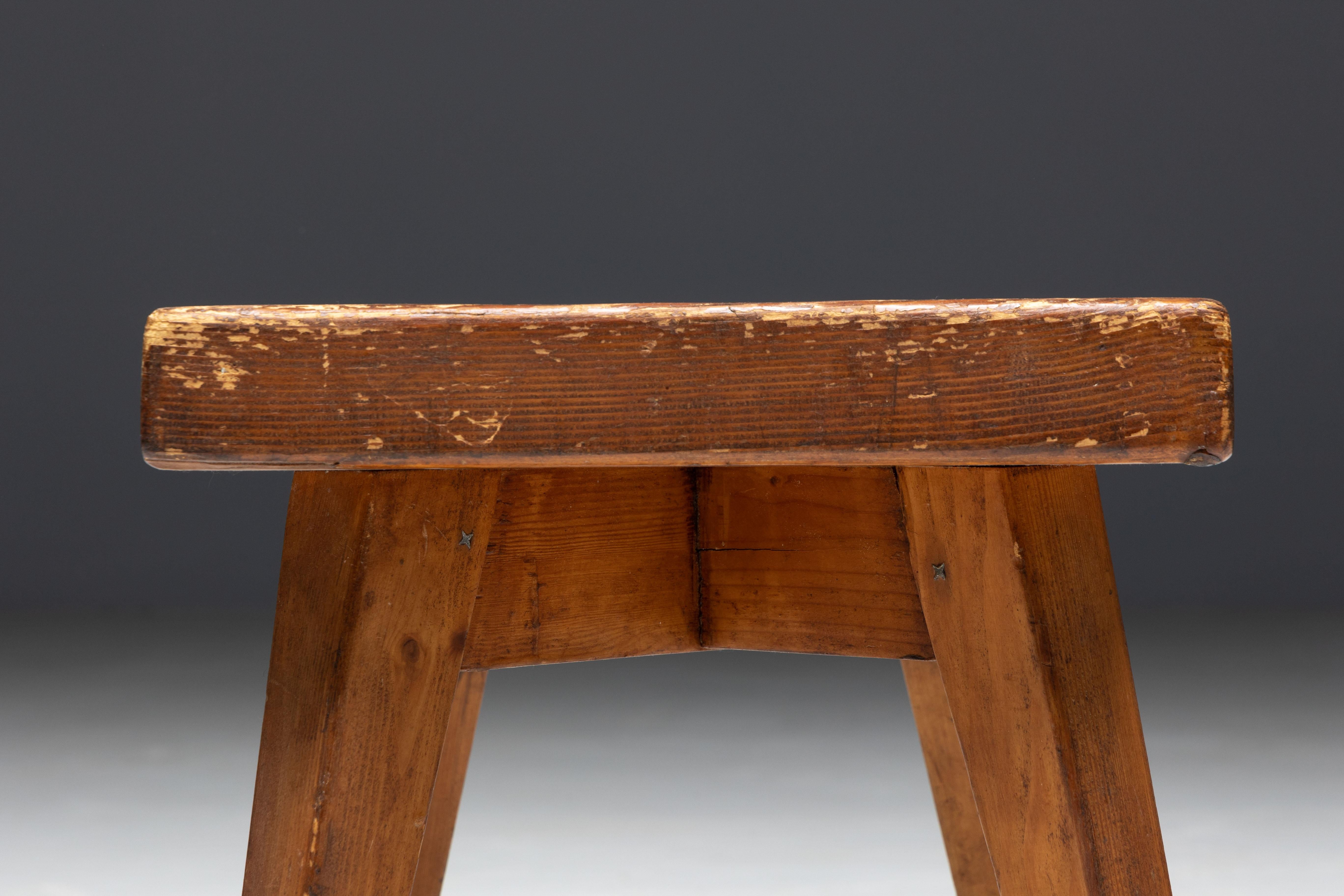 Tabourets de Christian Durupt et Charlotte Perriand, France, années 1960 en vente 9